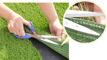 ⑤ つなぎ目調整カット